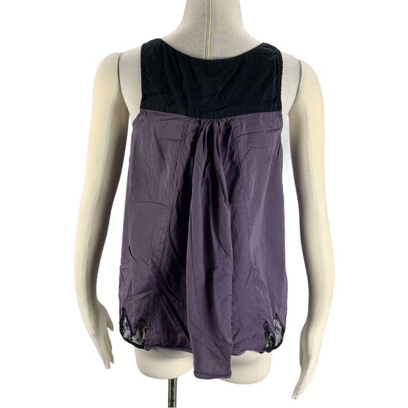 Lost April Anthropologie Large Tank Silk Blouse - Picture 5 of 5